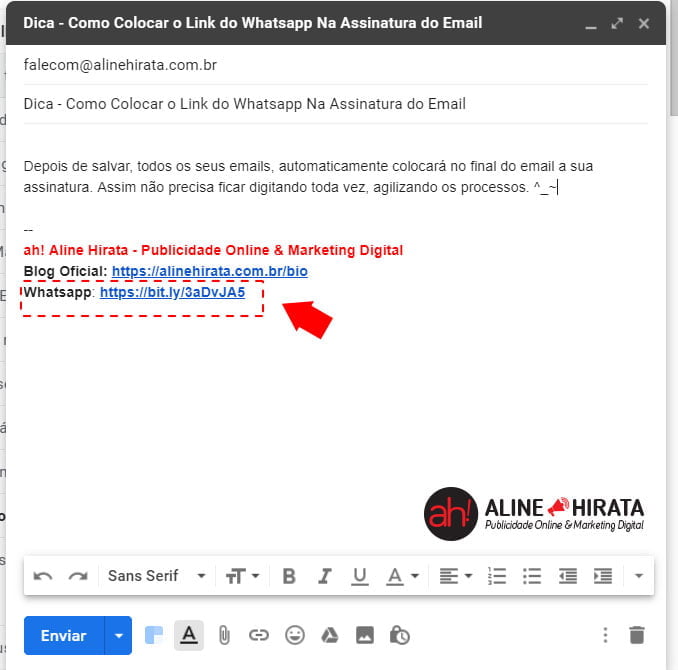 ah! Aline Hirata | Como Colocar Botão Whatsapp No Seu Site e Redes Sociais (Várias Formas)